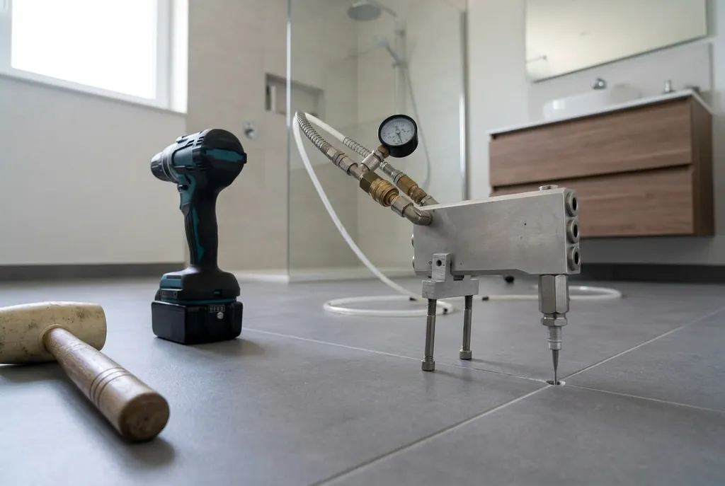 Kitbedrijf Wolvega – holle tegels injecteren